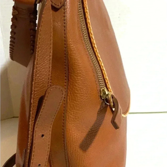 Massimo dutti brown leather crossbody handbag - Picture 5 of 15